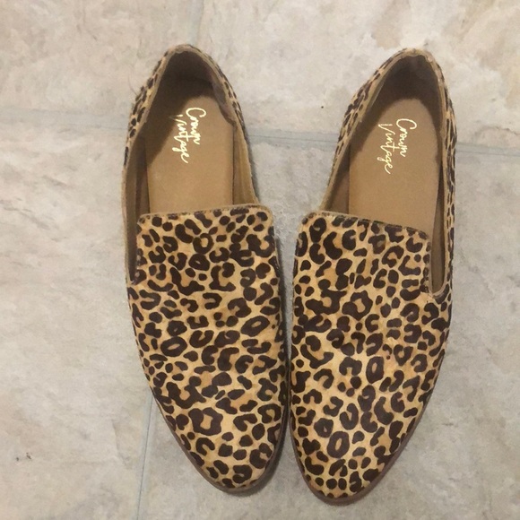 Crown Vintage Shoes - CROWN Vintage Size 9.5 Cheetah Loafers